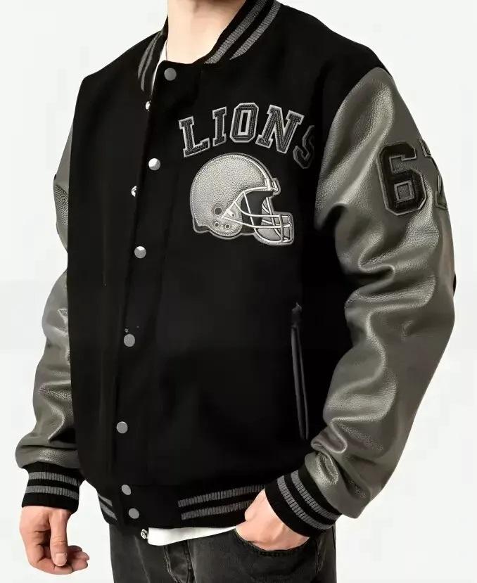 Venom 2 Detroit Lions Varsity Jacket